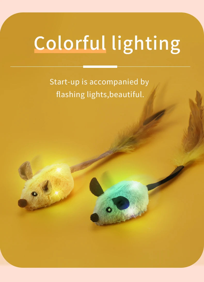 FastMouse Smart Running Cat Toy — USB-Rechargeable Self-Moving Mouse