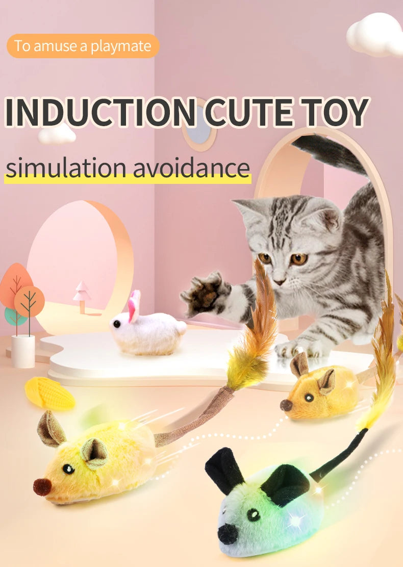 FastMouse Smart Running Cat Toy — USB-Rechargeable Self-Moving Mouse