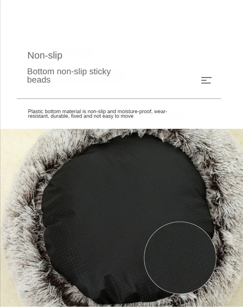 MySnugPet 2-in-1 Hooded Plush Cat & Small-Dog Bed – Self-Warming Winter Nest