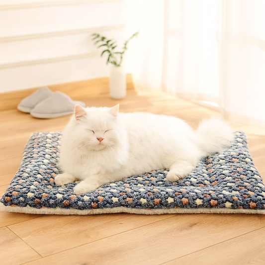 My Snug Pet Coral-Fleece Calming Blanket – Soft Dog & Cat Mat (S · M · L · XL)