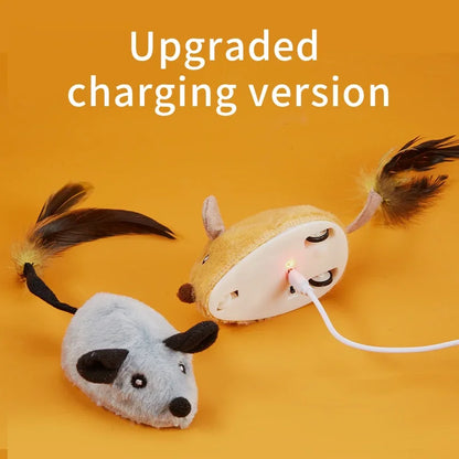 FastMouse Smart Running Cat Toy — USB-Rechargeable Self-Moving Mouse