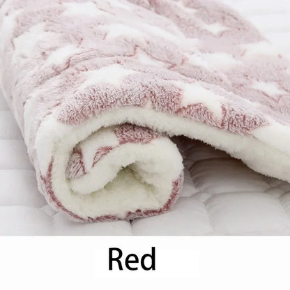 My Snug Pet Coral-Fleece Calming Blanket – Soft Dog & Cat Mat (S · M · L · XL)