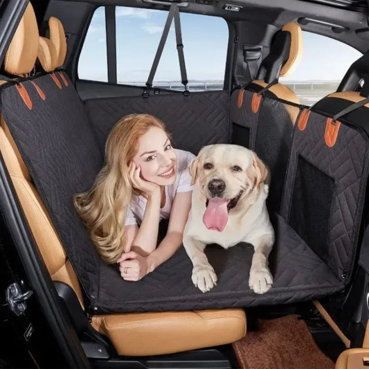 Heavy-Duty Hard-Bottom Car Seat Cover for Dogs