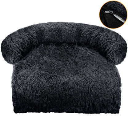 Cozy Plush Dog Sofa – Waterproof Couch-Cover Bed (S · M · L · XL · XXL)
