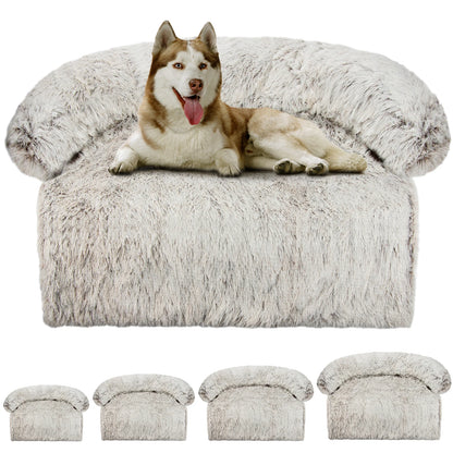 Cozy Plush Dog Sofa – Waterproof Couch-Cover Bed (S · M · L · XL · XXL)