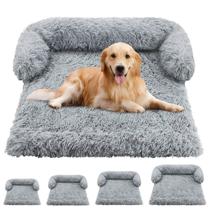 Cozy Plush Dog Sofa – Waterproof Couch-Cover Bed (S · M · L · XL · XXL)