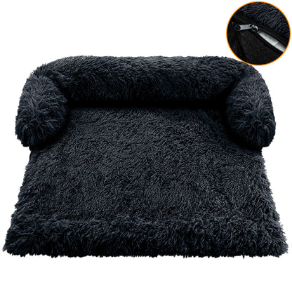 Cozy Plush Dog Sofa – Waterproof Couch-Cover Bed (S · M · L · XL · XXL)