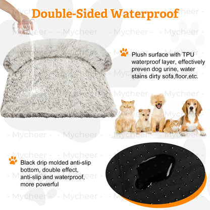 Cozy Plush Dog Sofa – Waterproof Couch-Cover Bed (S · M · L · XL · XXL)