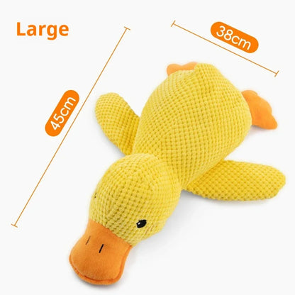 MySnugPet Squeaky Plush Duck – Bite-Resistant Companion Toy for Dogs