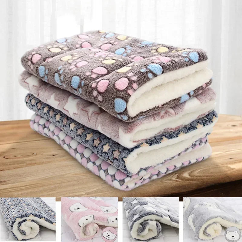 My Snug Pet Coral-Fleece Calming Blanket – Soft Dog & Cat Mat (S · M · L · XL)