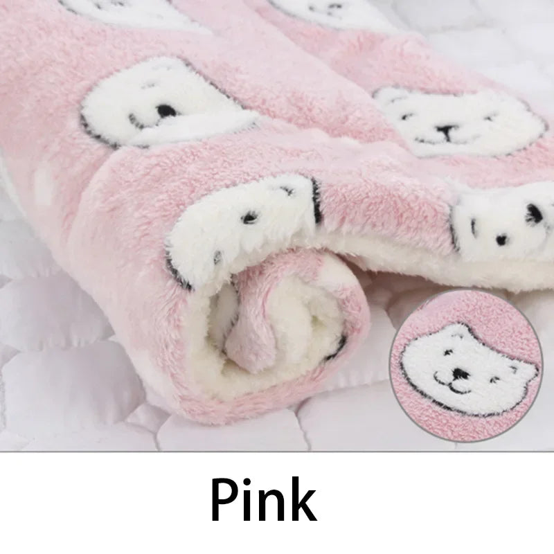 My Snug Pet Coral-Fleece Calming Blanket – Soft Dog & Cat Mat (S · M · L · XL)