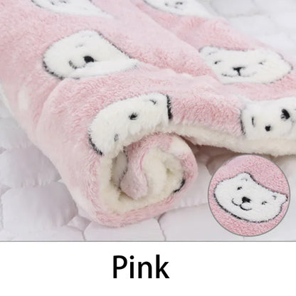 My Snug Pet Coral-Fleece Calming Blanket – Soft Dog & Cat Mat (S · M · L · XL)