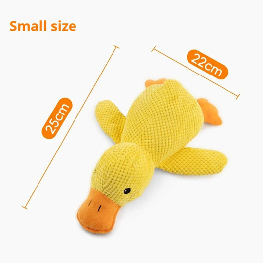 MySnugPet Squeaky Plush Duck – Bite-Resistant Companion Toy for Dogs