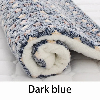 My Snug Pet Coral-Fleece Calming Blanket – Soft Dog & Cat Mat (S · M · L · XL)