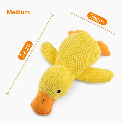 MySnugPet Squeaky Plush Duck – Bite-Resistant Companion Toy for Dogs