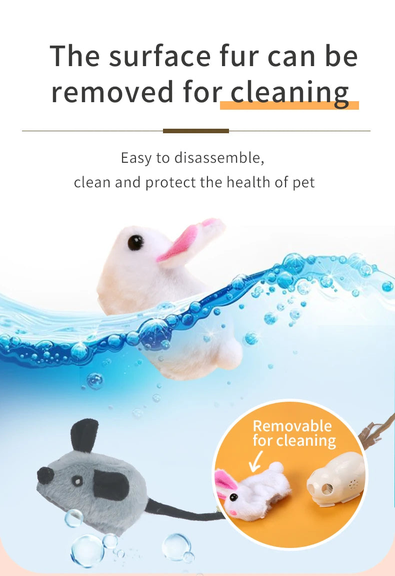 FastMouse Smart Running Cat Toy — USB-Rechargeable Self-Moving Mouse