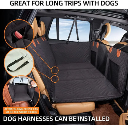 Heavy-Duty Hard-Bottom Car Seat Cover for Dogs