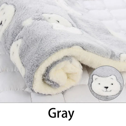 My Snug Pet Coral-Fleece Calming Blanket – Soft Dog & Cat Mat (S · M · L · XL)