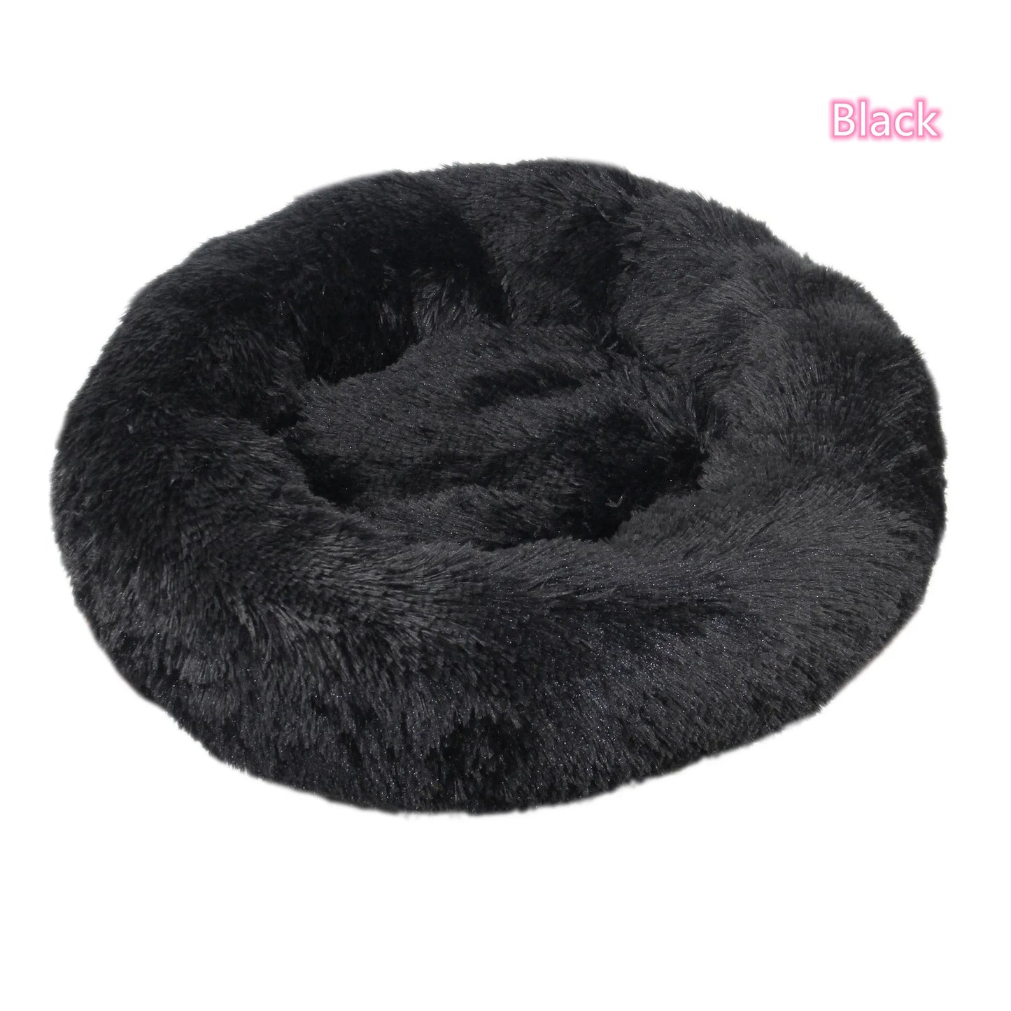 Ultra-Soft Calming Round Pet Bed – Plush Cushion for Cats & Dogs