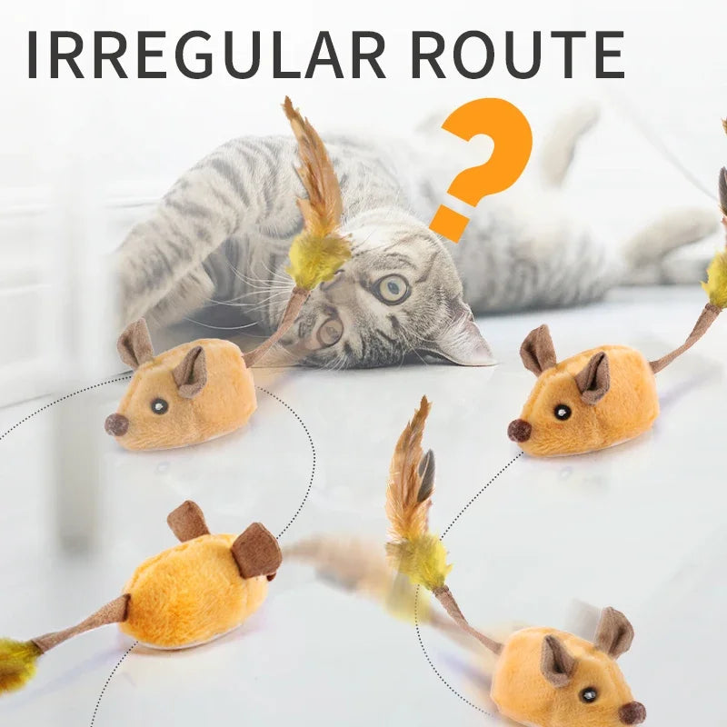 FastMouse Smart Running Cat Toy — USB-Rechargeable Self-Moving Mouse