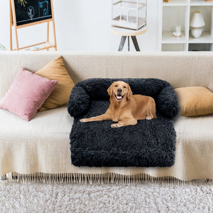 Cozy Plush Dog Sofa – Waterproof Couch-Cover Bed (S · M · L · XL · XXL)