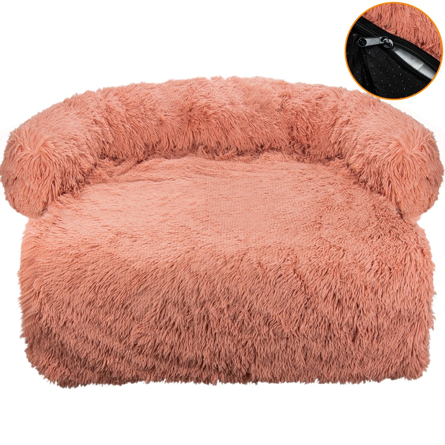 Cozy Plush Dog Sofa – Waterproof Couch-Cover Bed (S · M · L · XL · XXL)