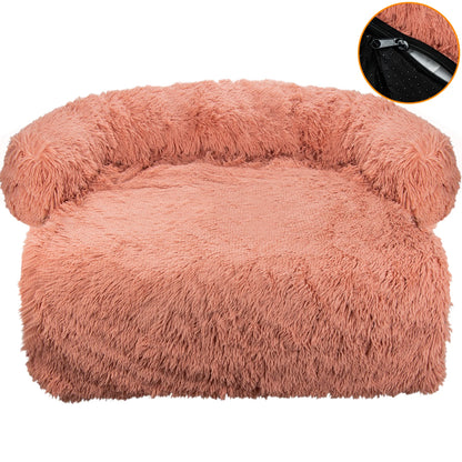Cozy Plush Dog Sofa – Waterproof Couch-Cover Bed (S · M · L · XL · XXL)