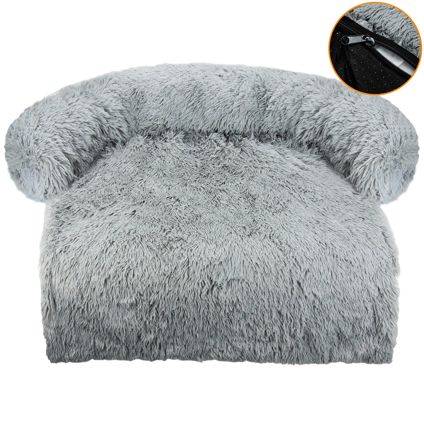 Cozy Plush Dog Sofa – Waterproof Couch-Cover Bed (S · M · L · XL · XXL)