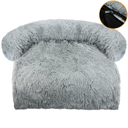 Cozy Plush Dog Sofa – Waterproof Couch-Cover Bed (S · M · L · XL · XXL)